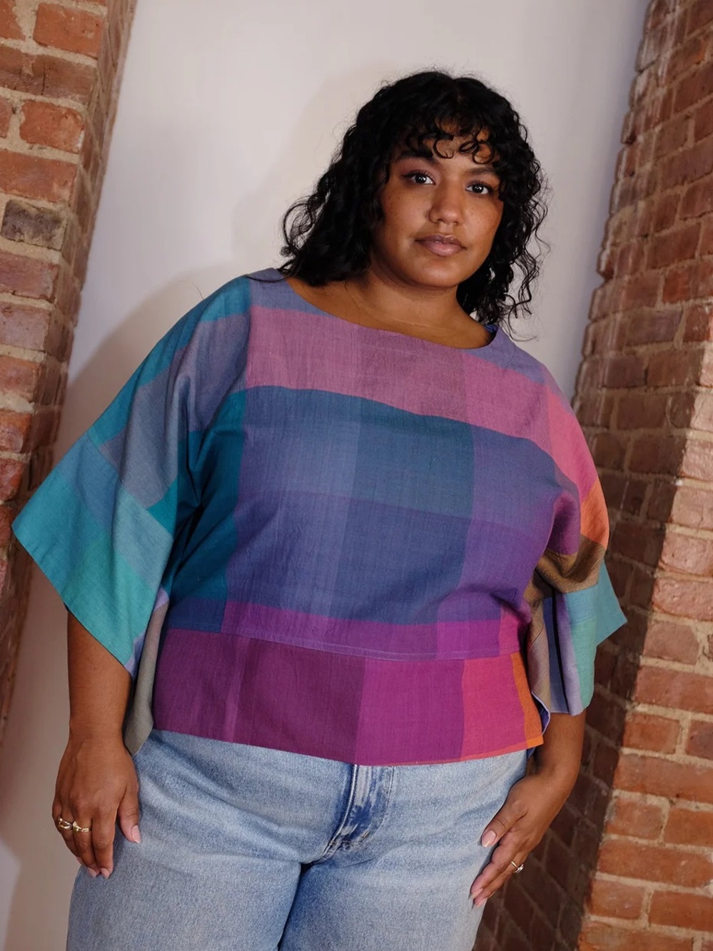 Rujuta Sheth | Mira Top in Aura Chex